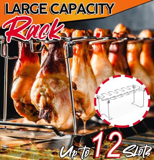 Stainless Steel Grilled Chicken Rack Holder