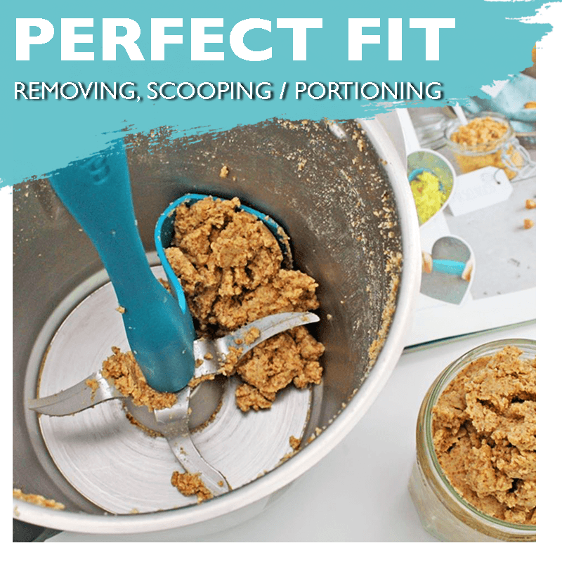 Rotating Spatula Scooping Thermomix Scraper