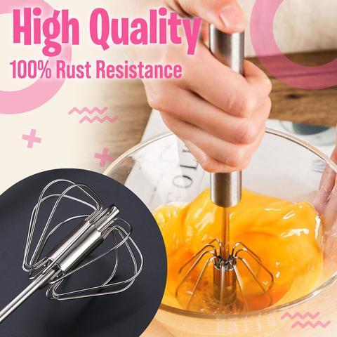 Stainless Steel Semi-Automatic Hand Push Whisk