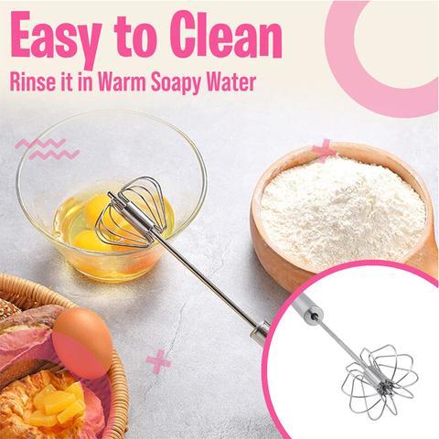 Stainless Steel Semi-Automatic Hand Push Whisk