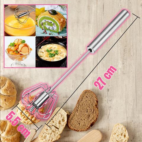 Stainless Steel Semi-Automatic Hand Push Whisk