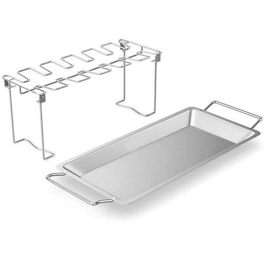 Stainless Steel Grilled Chicken Rack Holder
