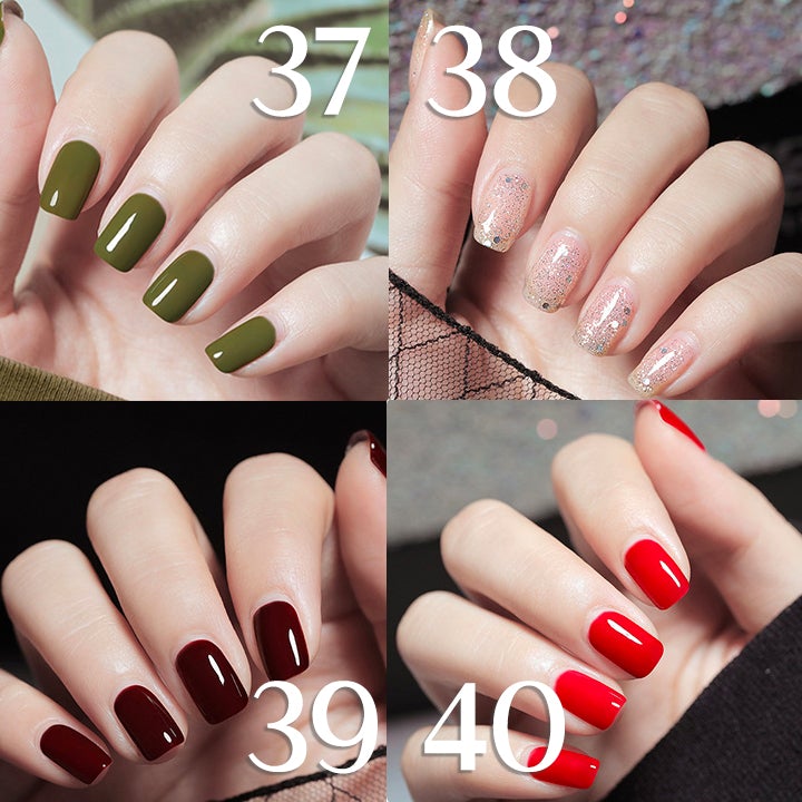 Blue & Green Nail Every Day And Night 
