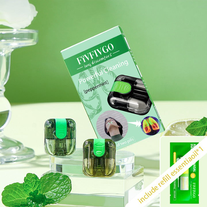 Fivfivgo™ Inhalateur nasal Instrument de nettoyage pulmonaire ultime