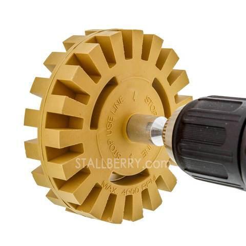 Decal Eraser Removal Wheel Kit