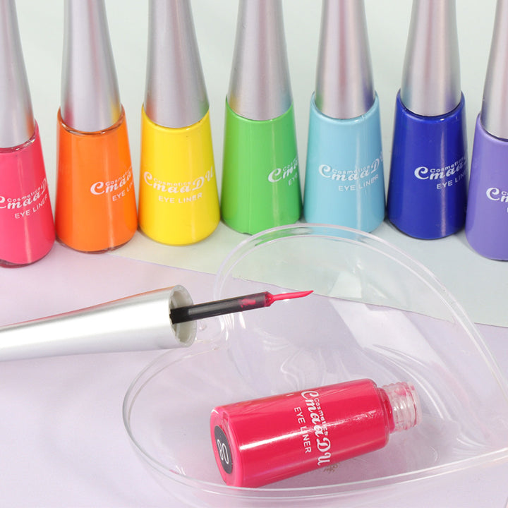Super Pigmented Color Liquid Eyeliner Make-up Every Day And Night 