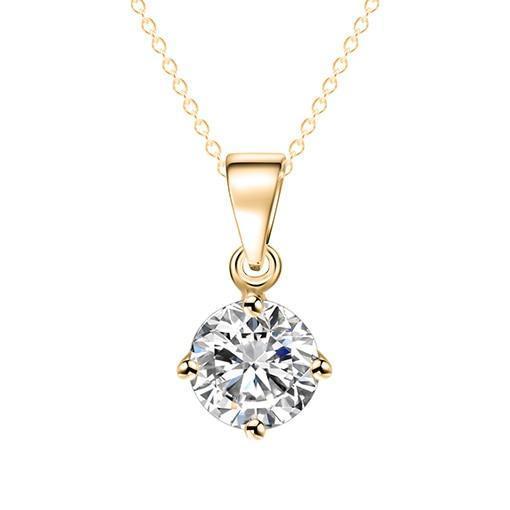 Synthetic Diamond Necklace (1ct)