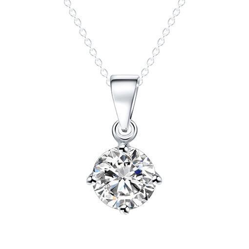 Synthetic Diamond Necklace (1ct)