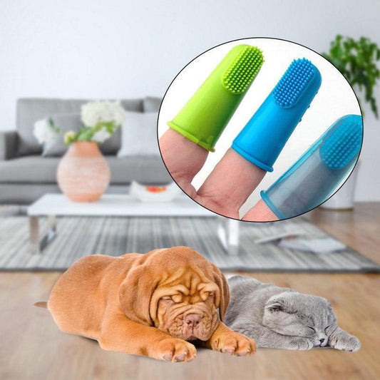 Finger Toothbrush For Pet (2PCS)