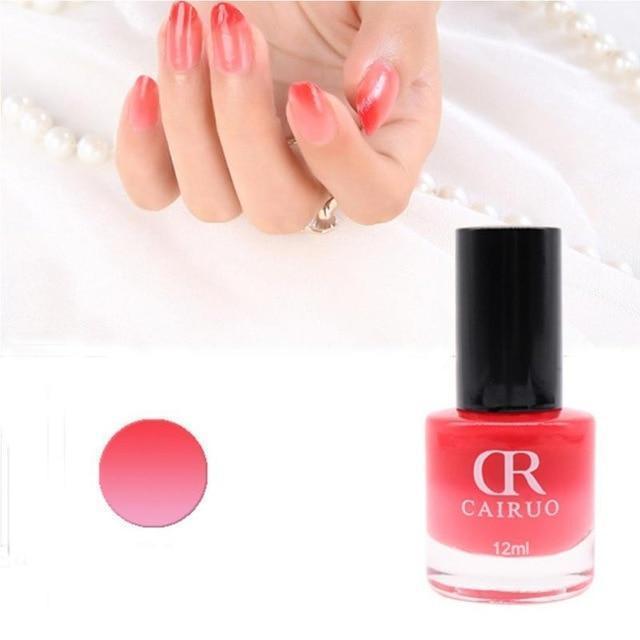 Temperature Changing Color Gel Nail