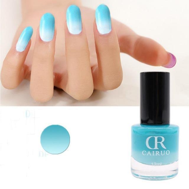 Temperature Changing Color Gel Nail