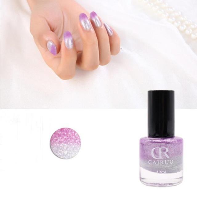 Temperature Changing Color Gel Nail