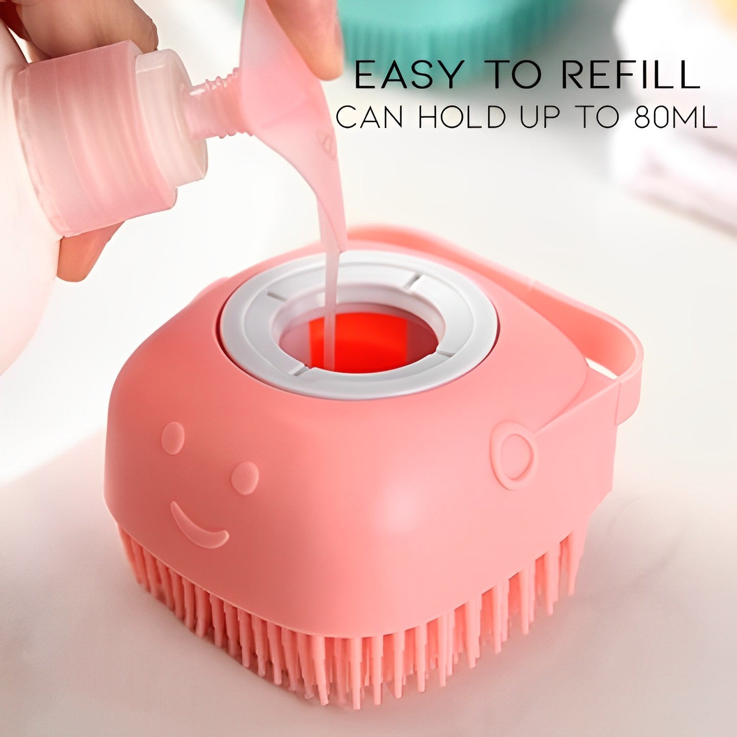 Silicone Deep Cleaning Shower Brush Personal Care Every Day And Night 