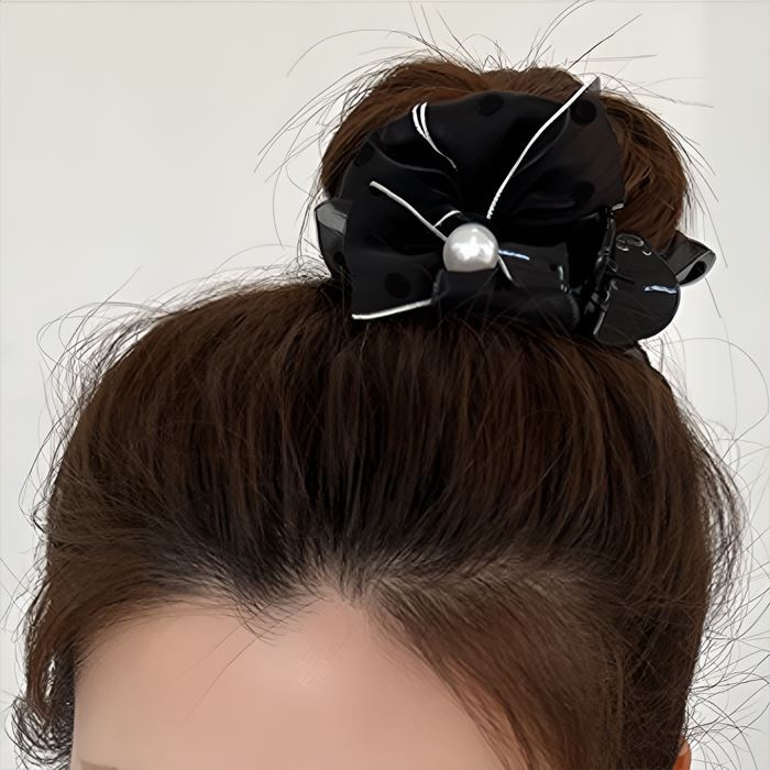 Small Hair Bun Bowknot Claw Clip Hair Styling Tools Every Day And Night 