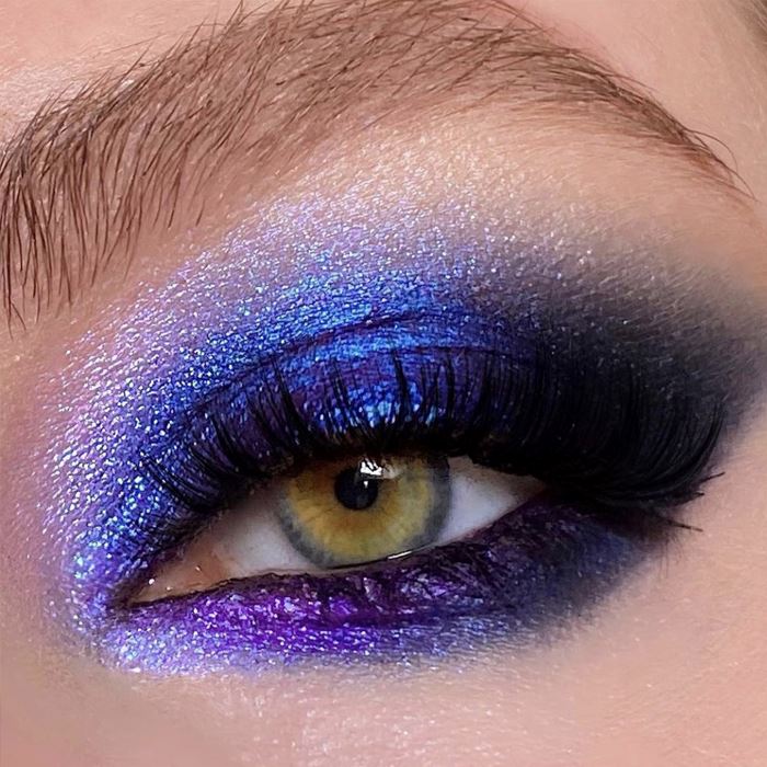 Color Reflect Multichrome Glitter Pressed Eyeshadow Make-up Every Day And Night 