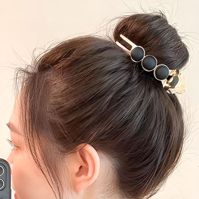 Small Hair Bun Pearl Claw Clip Hair Styling Tools Every Day And Night 