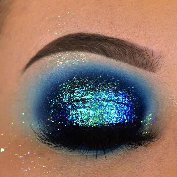 Color Reflect Multichrome Glitter Pressed Eyeshadow Make-up Every Day And Night 