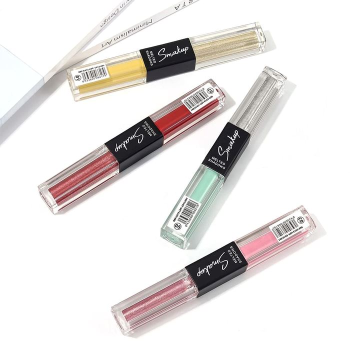 Matt & Glitter 2-In-1 Liquid Eyeshadow Make-up Every Day And Night 