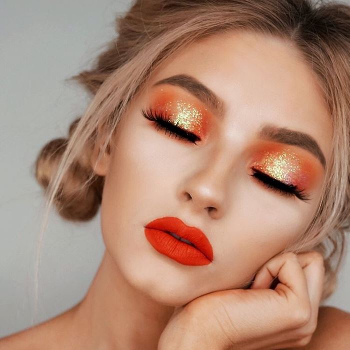 Matt & Shine 2-Tone Eyeshadow Make-up Every Day And Night 