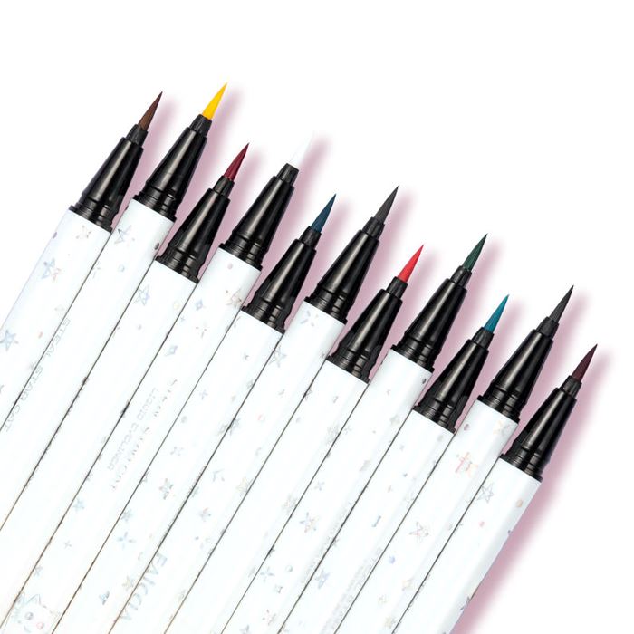 12HRS Waterproof Brush Tip Liquid Eyeliner Make-up Every Day And Night 