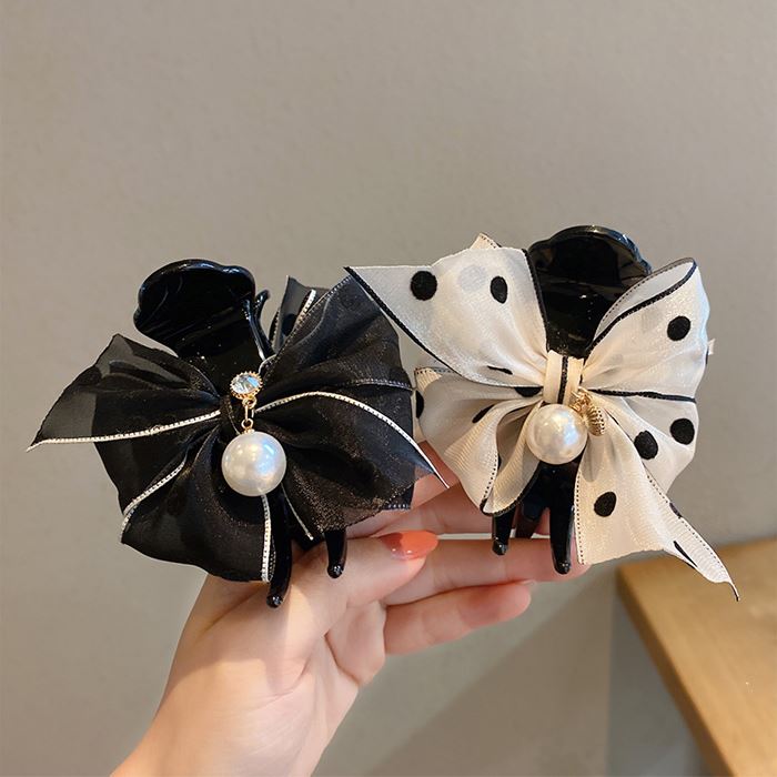 Small Hair Bun Bowknot Claw Clip Hair Styling Tools Every Day And Night 