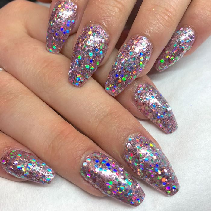 Cream-like Nail Gel (Large Glitter Collection) Nail Every Day And Night 