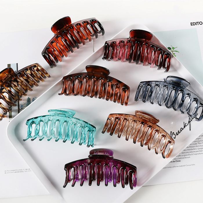For Thick Hair Large Claw Clip (Transparent Collection) Hair Styling Tools Every Day And Night 