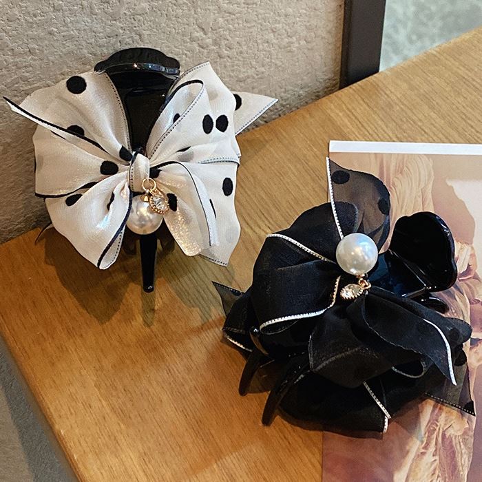 Small Hair Bun Bowknot Claw Clip Hair Styling Tools Every Day And Night 