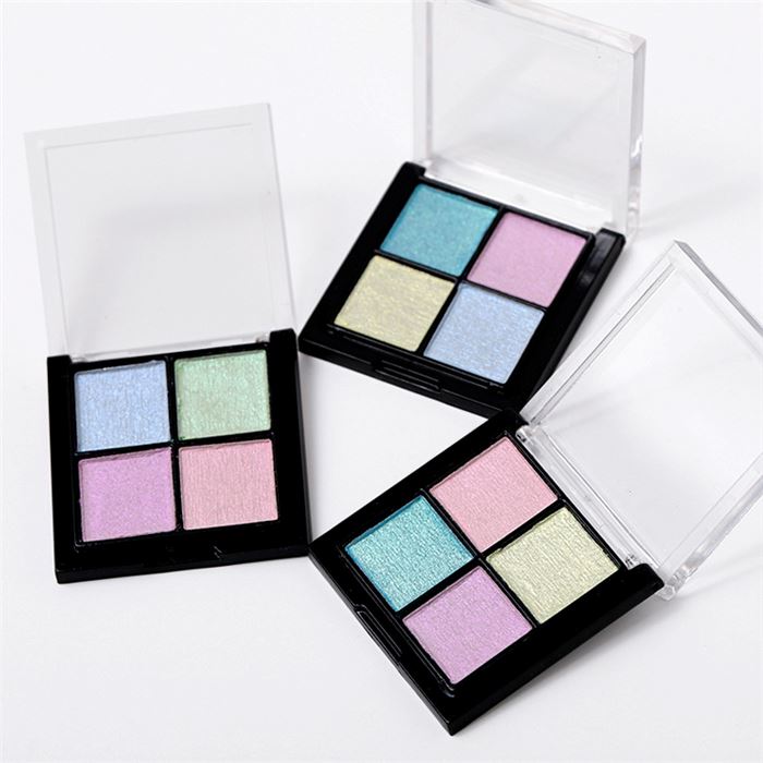 4 Color Nail Mirror Chrome Solid Powder Palette Nail Every Day And Night 