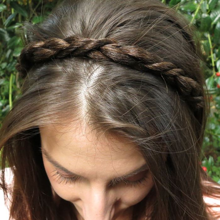 Casual Braided Natural-looking Hairband Hair Styling Tools Every Day And Night 