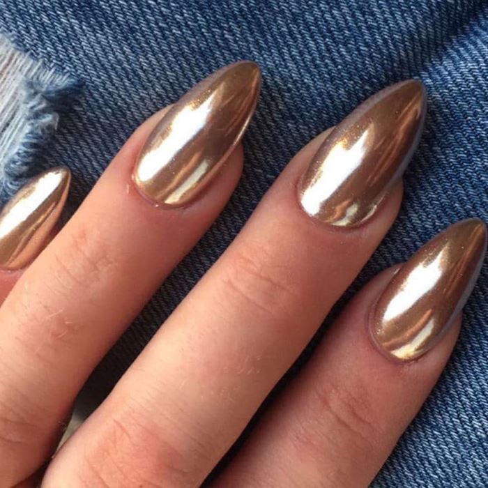 4 Color Nail Mirror Chrome Solid Powder Palette Nail Every Day And Night 