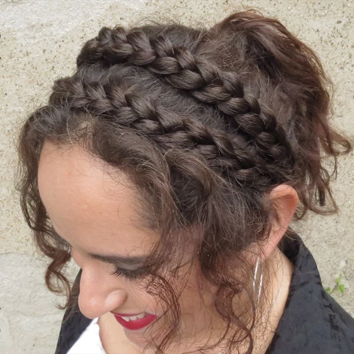 Casual Braided Natural-looking Hairband Hair Styling Tools Every Day And Night 