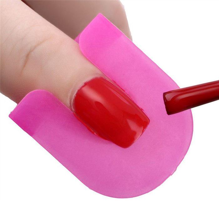 Reusbale Slip-On Nail Polish Guards Nail Every Day And Night 