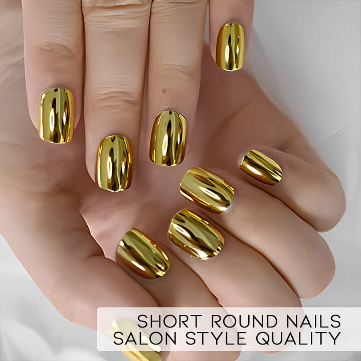 Ready To Go Mirror Chrome Nail Art False Nails Nail Every Day And Night 