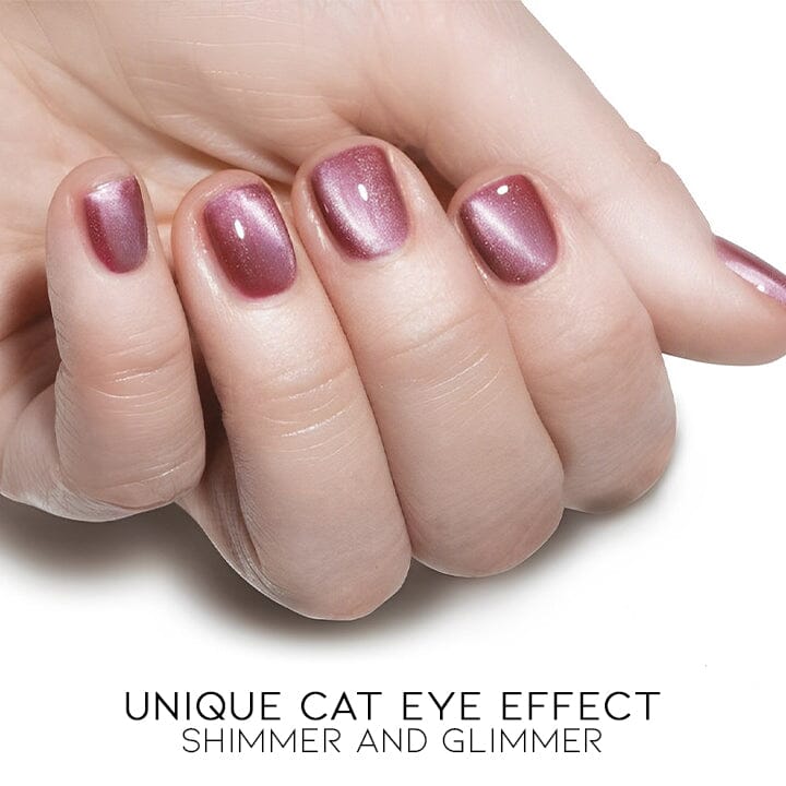 Semi-Transparent Cat Eye Nail Gel Every Day And Night 