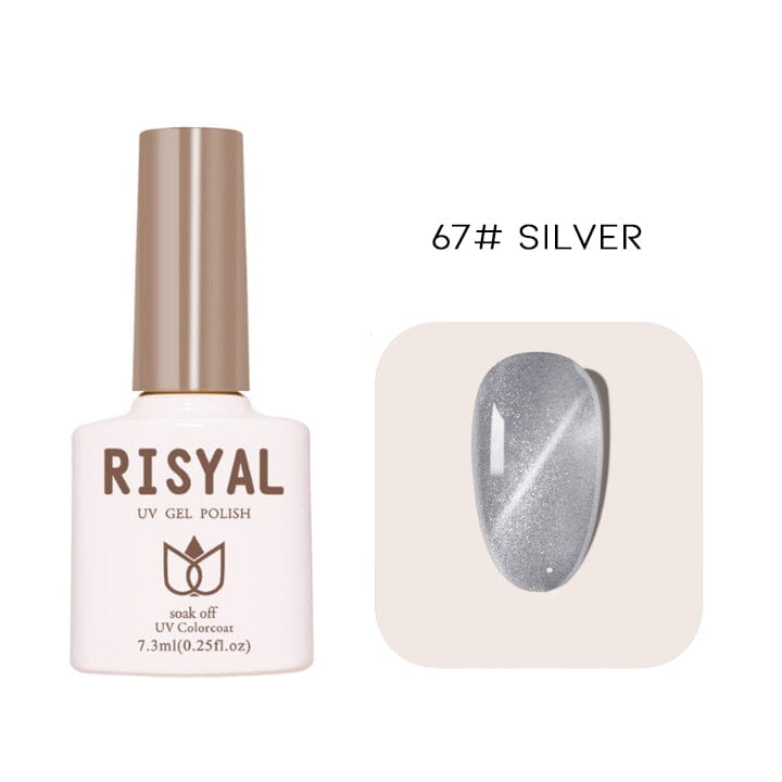 Semi-Transparent Cat Eye Nail Gel Every Day And Night 