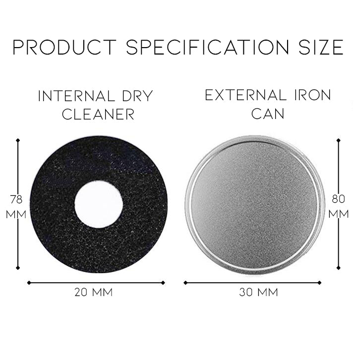 InstaClean Makeup Brush Dry Cleaner Make-up Every Day And Night 