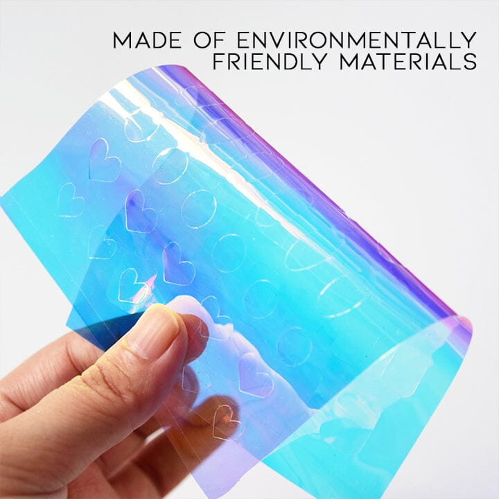 Ice Cube Aurora Nail Sticker 6pcs Set Nail Every Day And Night 