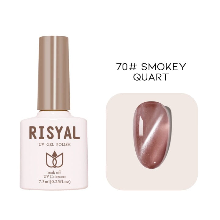 Semi-Transparent Cat Eye Nail Gel Every Day And Night 70# Smokey Quartz 