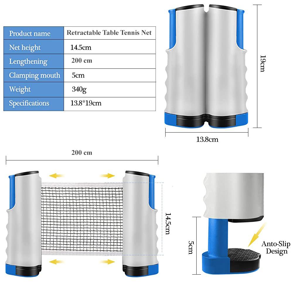 Retractable Table Tennis Net