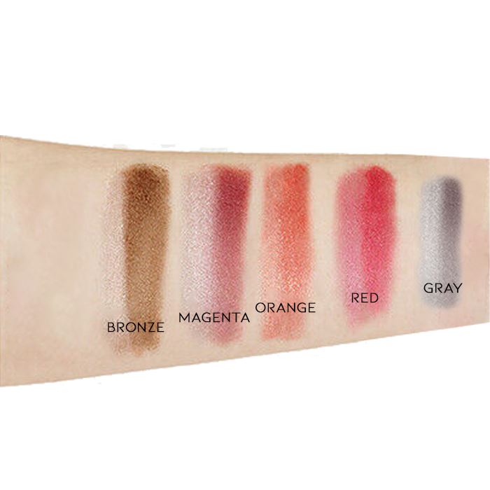 2-Tone Shimmering Sponge Eyeshadow Make-up Every Day And Night 