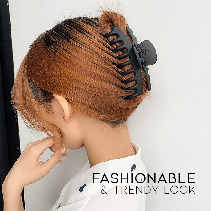 For Thick Hair Large Claw Clip (Matte Collection) Hair Styling Tools Every Day And Night 