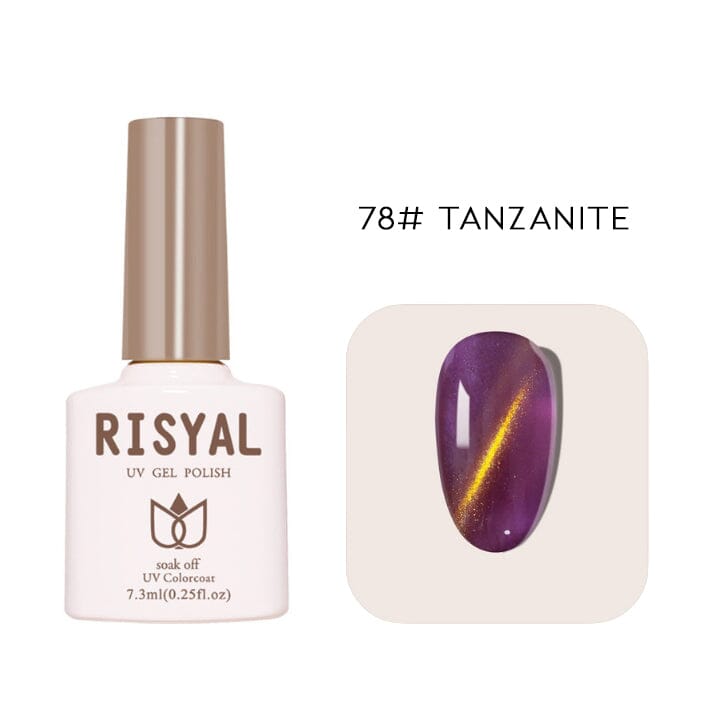 Semi-Transparent Cat Eye Nail Gel Every Day And Night 78# Tanzanite 