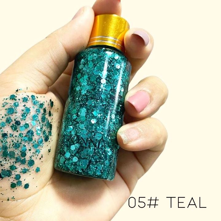 High Shine Body & Hair Large Glitter Gel Make-up Every Day And Night 
