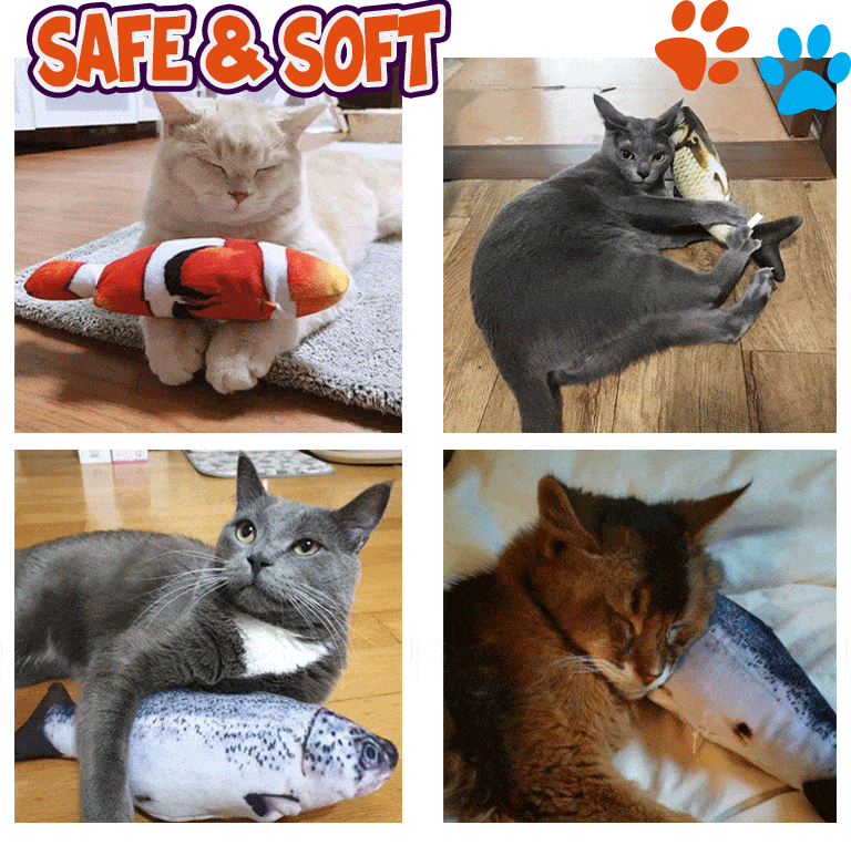 USB Charging Wagging Fish Toy