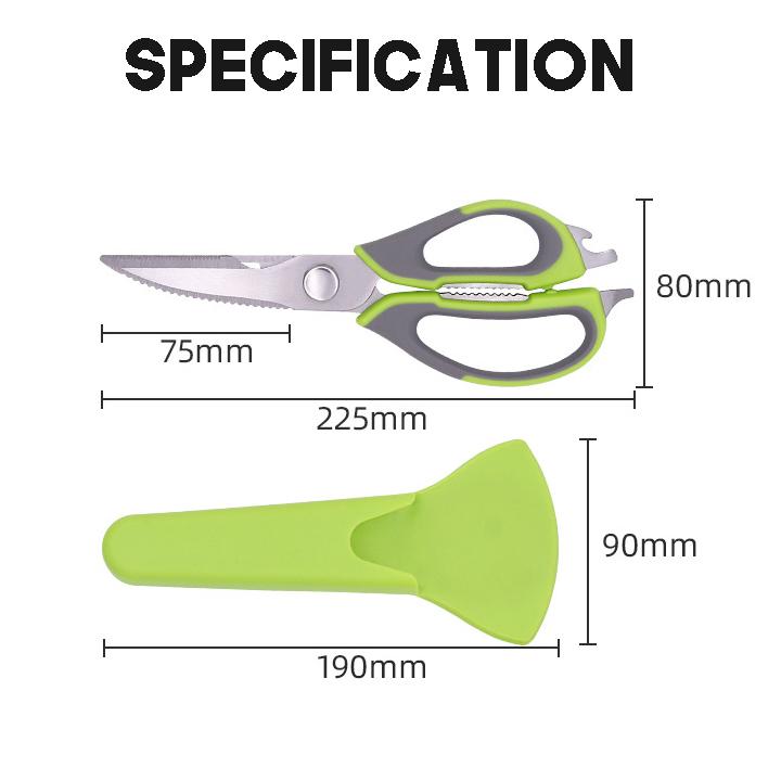 All in One Stainless Kitchen Scissors