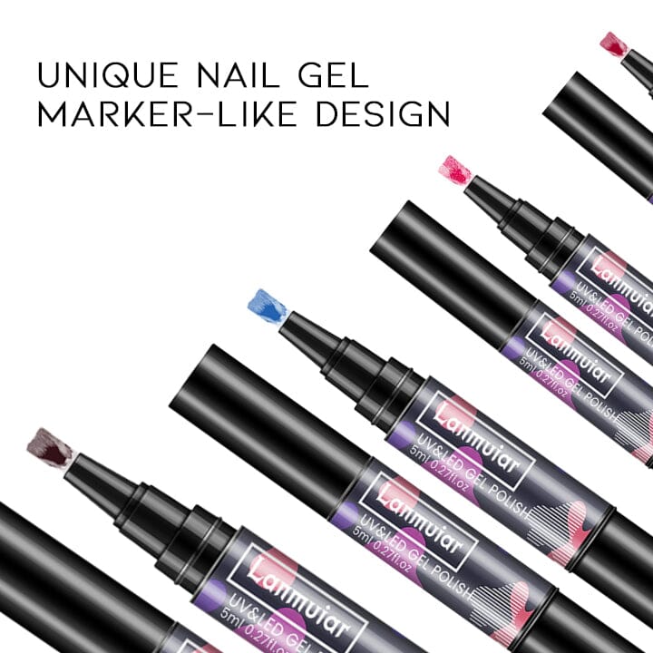 Instant Nail Gel Paint On Brush Pen Every Day And Night 