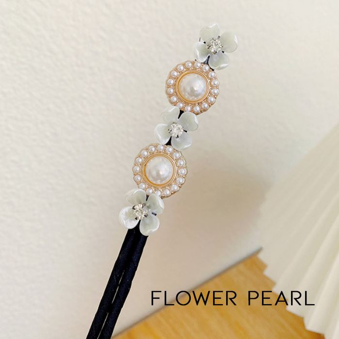 Elegant Easy Pearl Hairbun Maker Hair Styling Tools Every Day And Night Flower Pearl 2pcs (38% OFF) $10.5 Each 