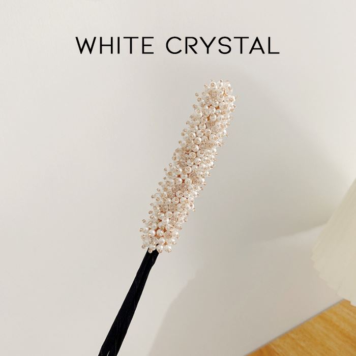 Elegant Easy Crystal Hairbun Maker Hair Styling Tools Every Day And Night White Crystal 2pcs (30% OFF) $14.00 Each 