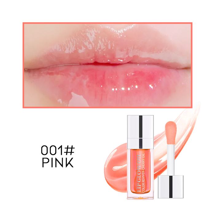 Juicy Plump Glowy Lip Oil Make-up Every Day And Night 001# Pink 2pcs (26% OFF) $17.00 Each 